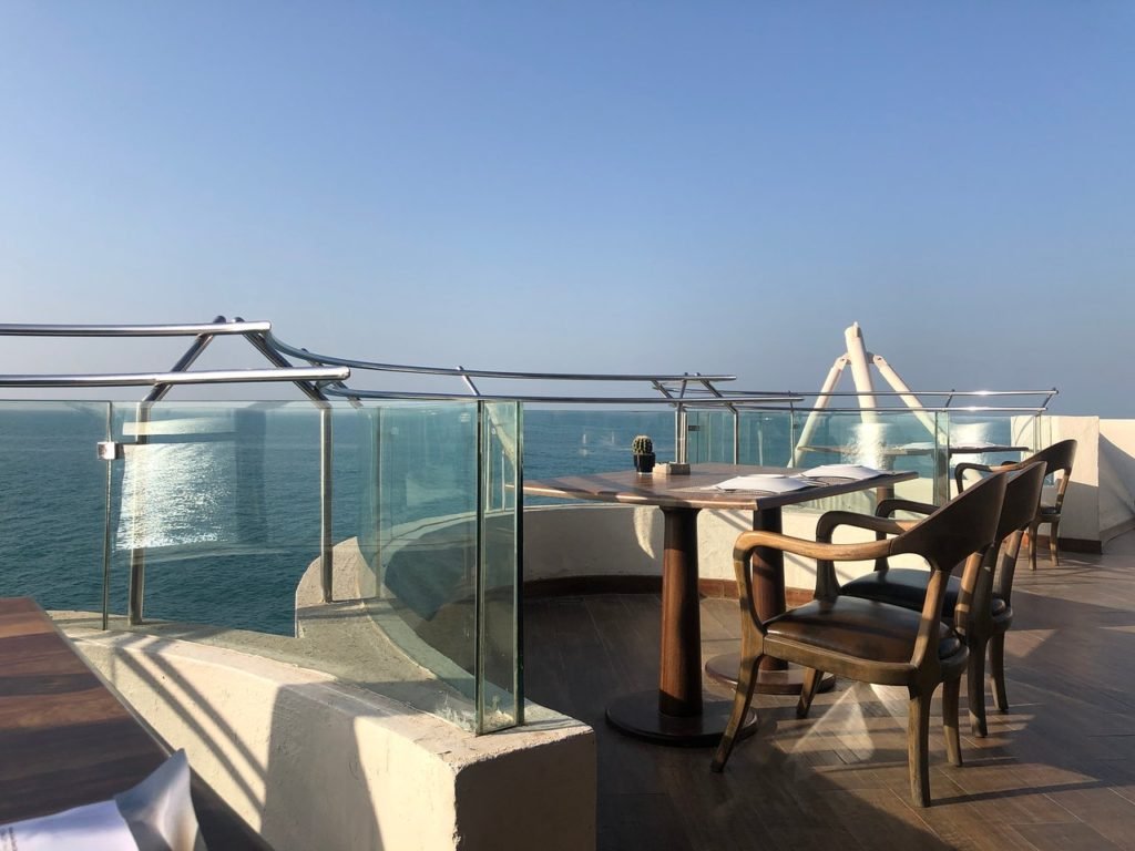 breakfast in doha with view