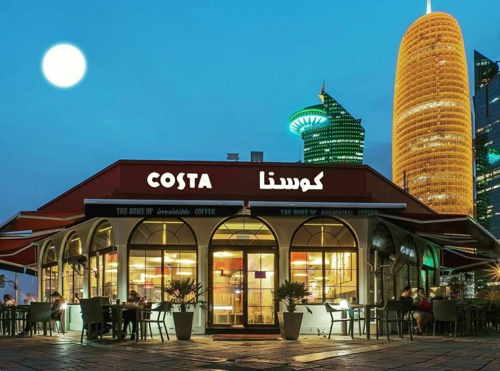 24 hours coffee shop in doha
